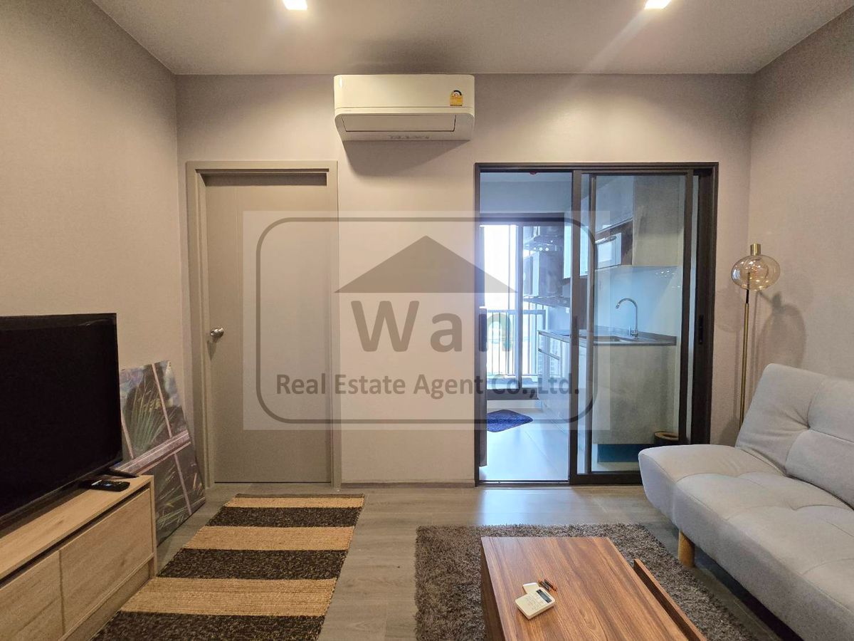 For RentCondoRattanathibet, Sanambinna : For rent Politan Aqua by the river, 1 bedroom view, complete with