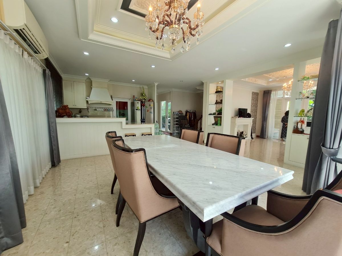 For SaleHouseRattanathibet, Sanambinna : Luxury single-style house for sale, Luxury Luxury Project, Ratchaphruek-Rattanathibet 2, with a certified house Very beautiful condition