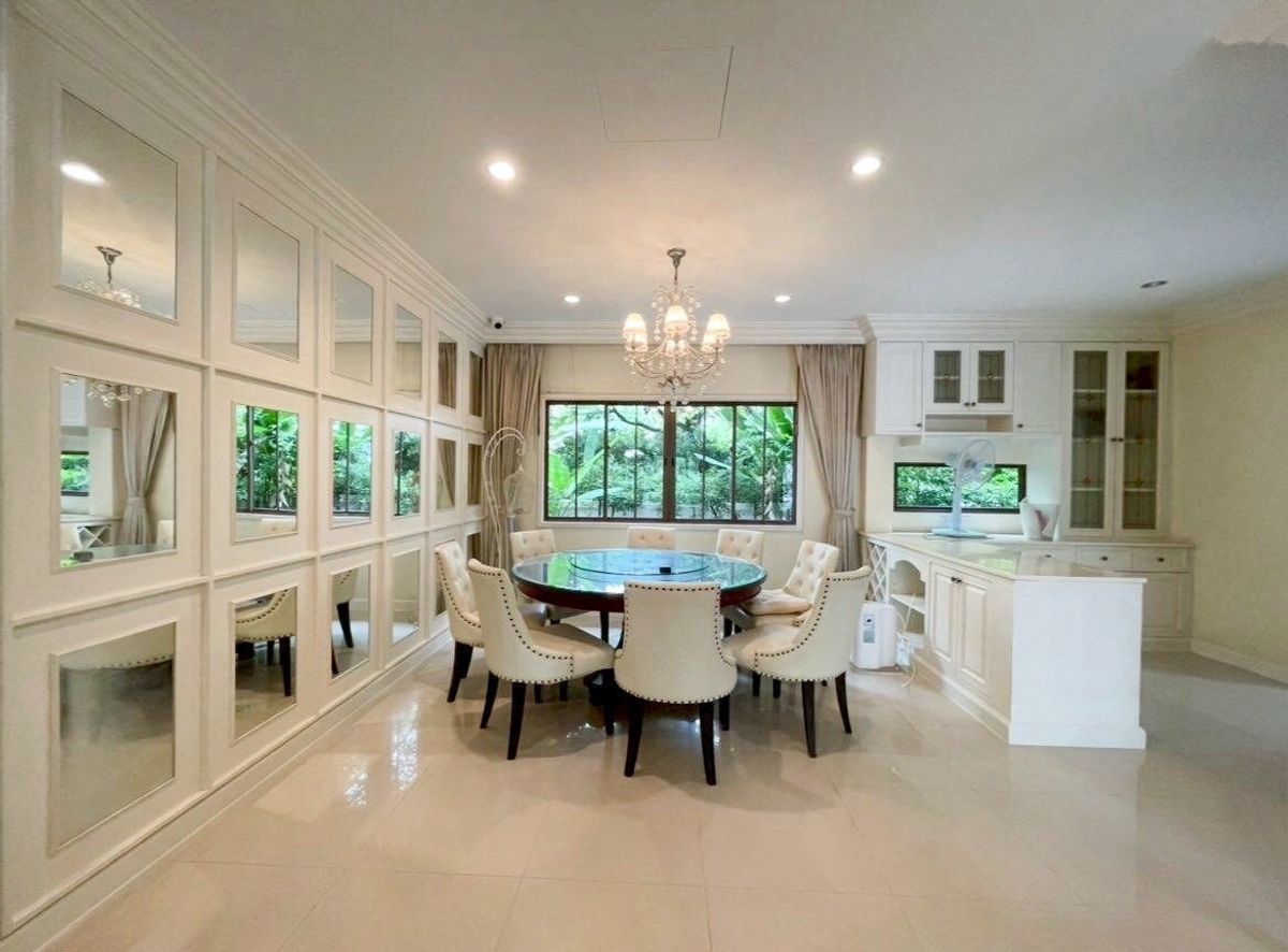 For RentHouseBangna, Bearing, Lasalle : Single House for Rent Setthasiri Bangna Wongwaen Near Mega Bangna