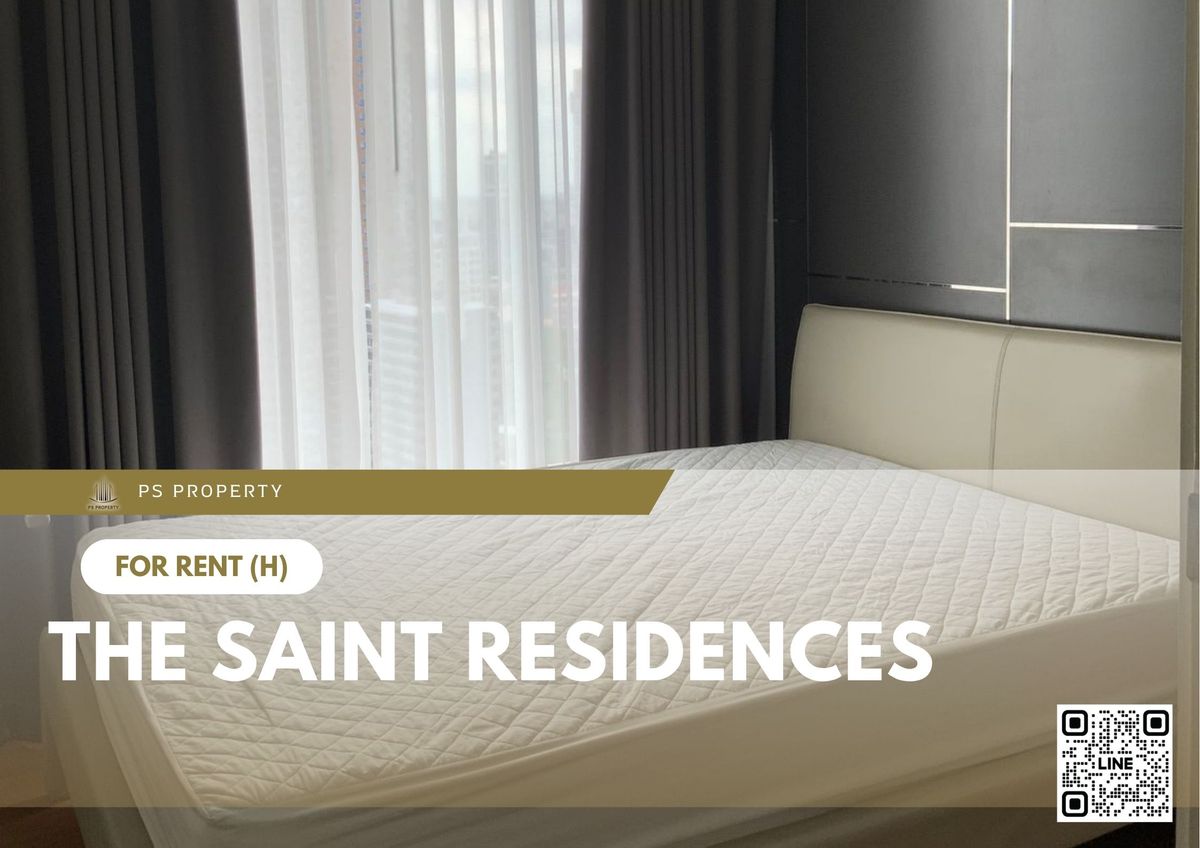 ให้เช่าคอนโดลาดพร้าว เซ็นทรัลลาดพร้าว : ให้เช่า ✨ The Saint Residences ✨ เฟอร์นิเจอร์ และ เครื่องใช้ไฟฟ้าครบ ใกล้ BTS ห้าแยกลาดพร้าว