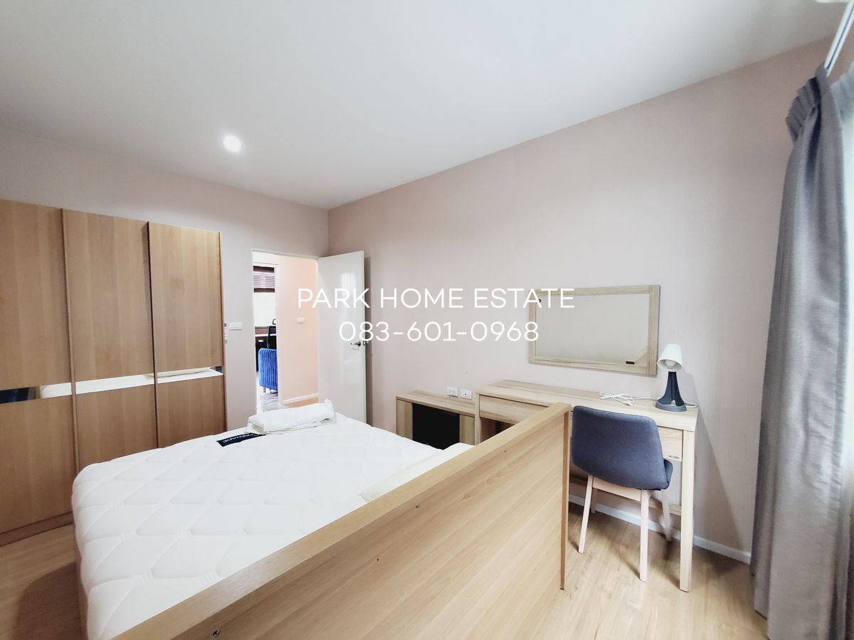 For RentTownhomeMin Buri, Romklao : Only 35,000 baht/month, 3 -story townhome, 3 bedrooms, 3 bathrooms, 2 parking spaces, 152 square meters of living space (18 square wah area)