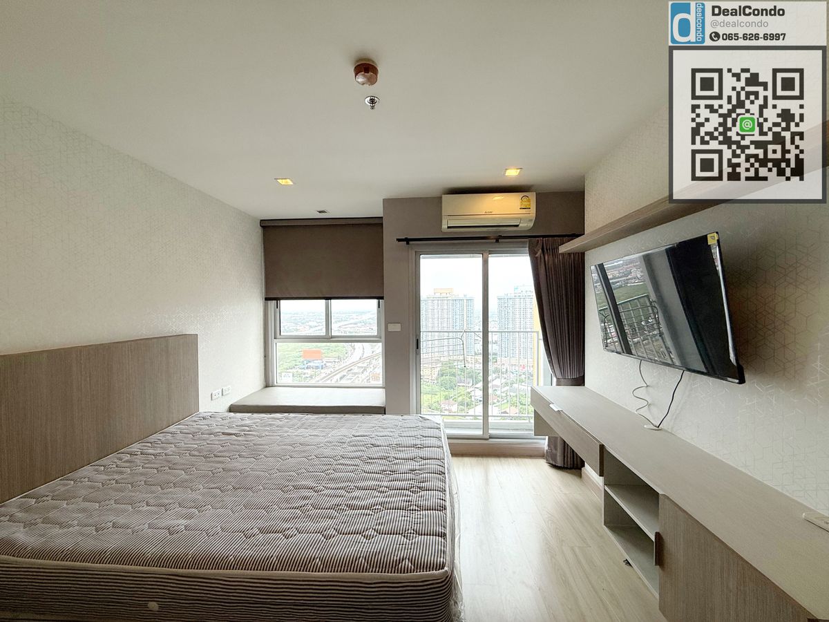 For RentCondoNonthaburi, Bang Yai, Bangbuathong : Casa005-Condo Rental @MRT Three Bang Yai Intersection, Floor 33, Tel 065-626-6997