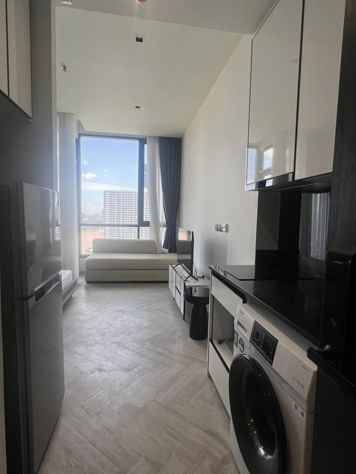 For RentCondoWongwianyai, Charoennakor : For Rent Condo , Chapter Charoennakhorn-Riverside , river view , BTS-Krung Thon Buri , Bang Lamphu Lang , Khlong San , Bangkok , CX-133703