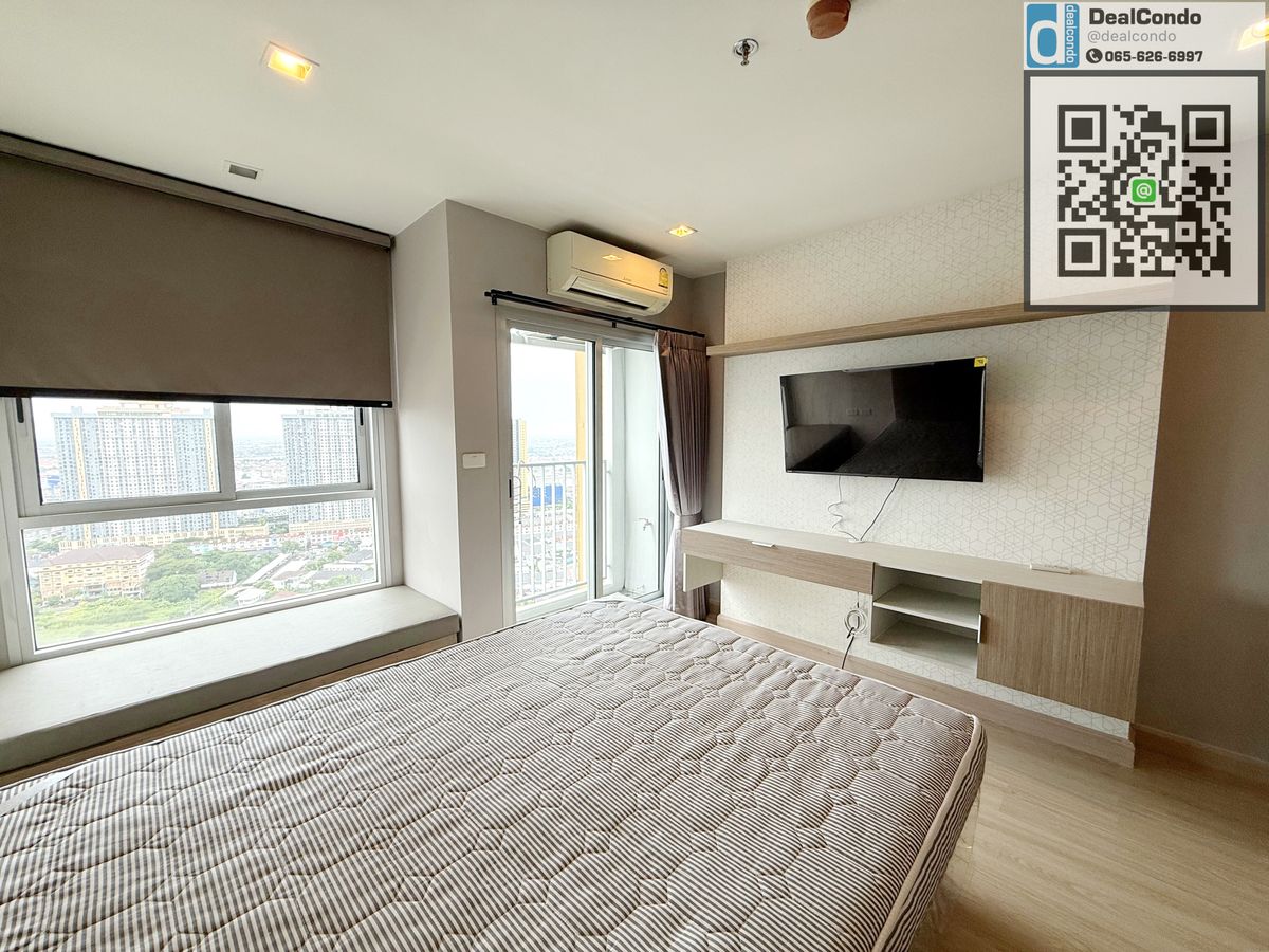 For RentCondoNonthaburi, Bang Yai, Bangbuathong : Casa005-Condo Rental @MRT Three Bang Yai Intersection, Floor 33, Tel 065-626-6997