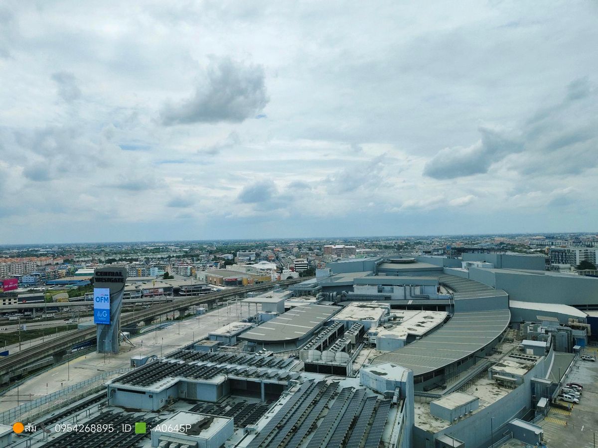 ขายคอนโดนนทบุรี บางใหญ่ บางบัวทอง : 🟩ขายต่ำกว่าราคาประเมิน🟩พลัมคอนโด เซ็นทรัลสเตชั่นเฟส 2ใกล้รถไฟฟ้า ติดห้างเซ็นทรัลเวสต์เกต( Plum condo @central station westgate ) สิ่งอำนวยความสะดวกครบครัน การเดินทางสะดวก