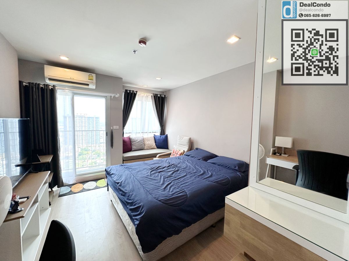 For RentCondoNonthaburi, Bang Yai, Bangbuathong : Casa029-Condo Rental @MRT Three Bang Yai Intersection, Floor 33, Tel 065-626-6997