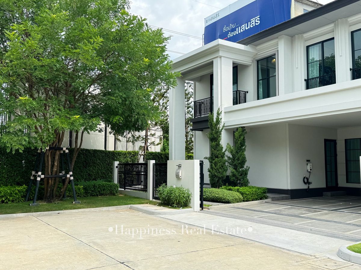 For SaleHouseLadkrabang, Suwannaphum Airport : The sample house is ready. Near Suvarnabhumi Get a discount immediately 3 million baht‼ ️