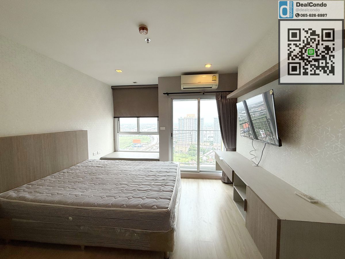 For RentCondoNonthaburi, Bang Yai, Bangbuathong : Casa005-Condo Rental @MRT Three Bang Yai Intersection, Floor 33, Tel 065-626-6997