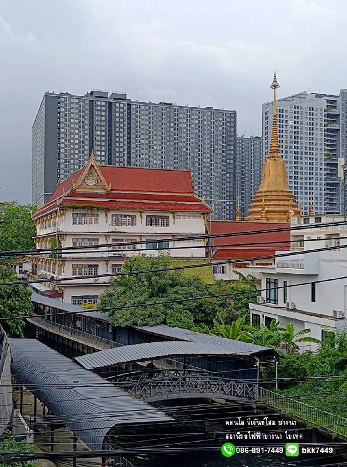 For RentCondoBangna, Bearing, Lasalle : ✅✅ give the rental room Rejan Home Condo, Bangna, Building A, Floor 9, Bang Na BTS Station Ready to enter 31/12/2025