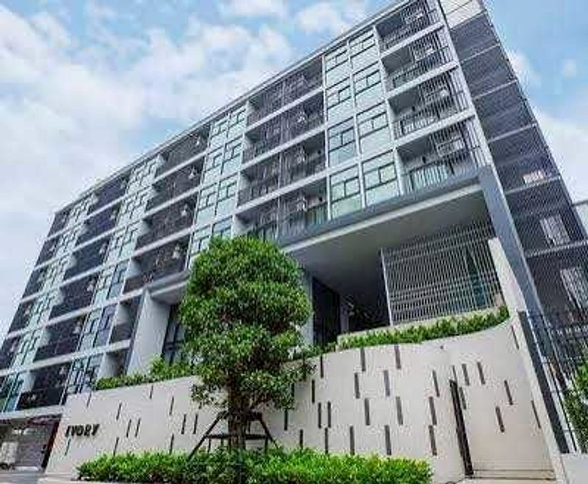 For RentCondoChokchai 4, Ladprao 71, Ladprao 48, : KA-015 IVORY Ratchada - Ladprao (Low-rise) One-bedroom plus (34.78 sq.m., 2 bedrooms, 1 bathroom) only 18,500 baht/month