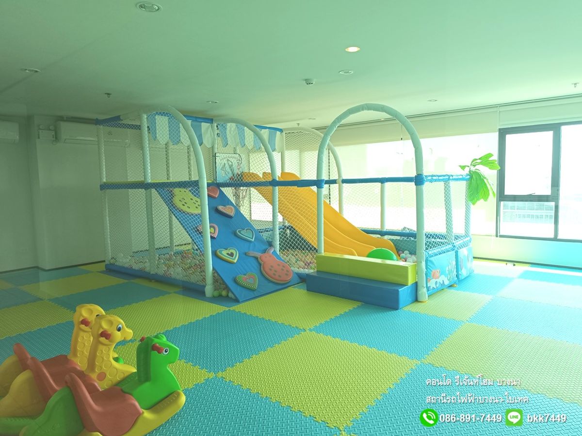 For RentCondoBangna, Bearing, Lasalle : ✅✅ give the rental room Rejan Home Condo, Bangna, Building A, Floor 9, Bang Na BTS Station Ready to enter 31/12/2025