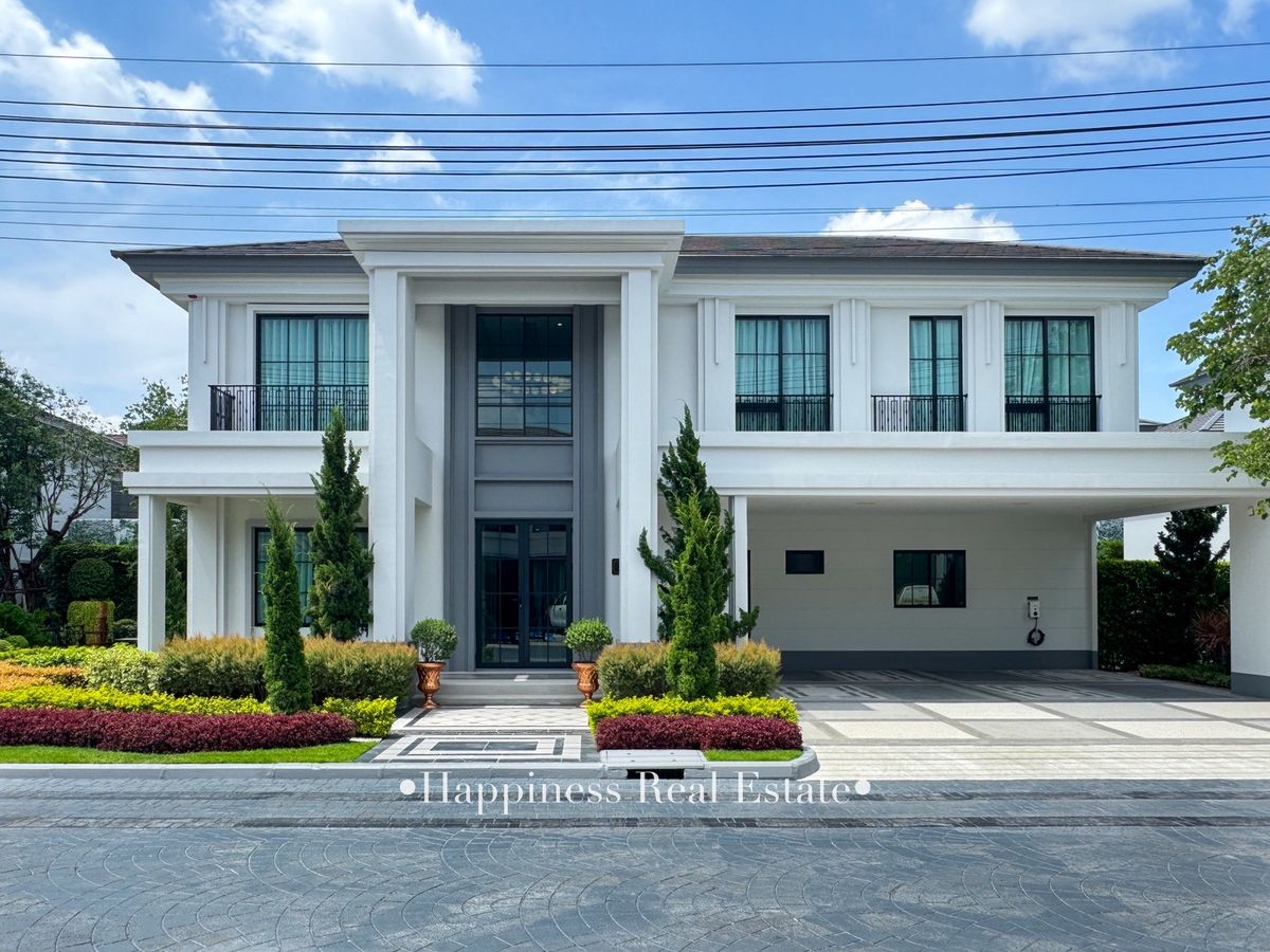 ขายบ้านเสรีไทย-นิด้า : 🌟 โอกาสสุดท้าย บ้านเดี่ยวหลังใหญ่ที่สุด พร้อมสวนสวยทำเลที่ตั้งที่ดีที่สุด! ใกล้คลับเฮาส์ 🥳 
