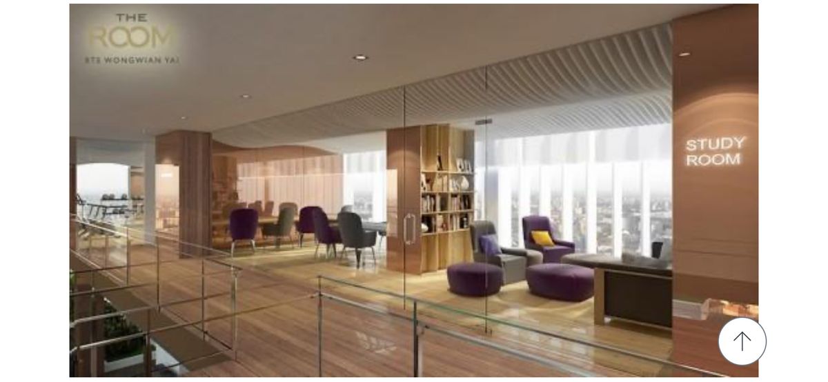 For RentCondoWongwianyai, Charoennakor : 🔥For urgent rent🔥The Room Wongwian Yai, spacious room, fully furnished, ready to move in, convenient transportation, next to BTS Wongwian Yai ❗