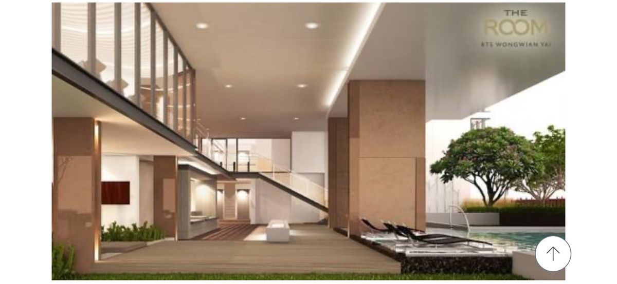 For RentCondoWongwianyai, Charoennakor : 🔥For urgent rent🔥The Room Wongwian Yai, spacious room, fully furnished, ready to move in, convenient transportation, next to BTS Wongwian Yai ❗