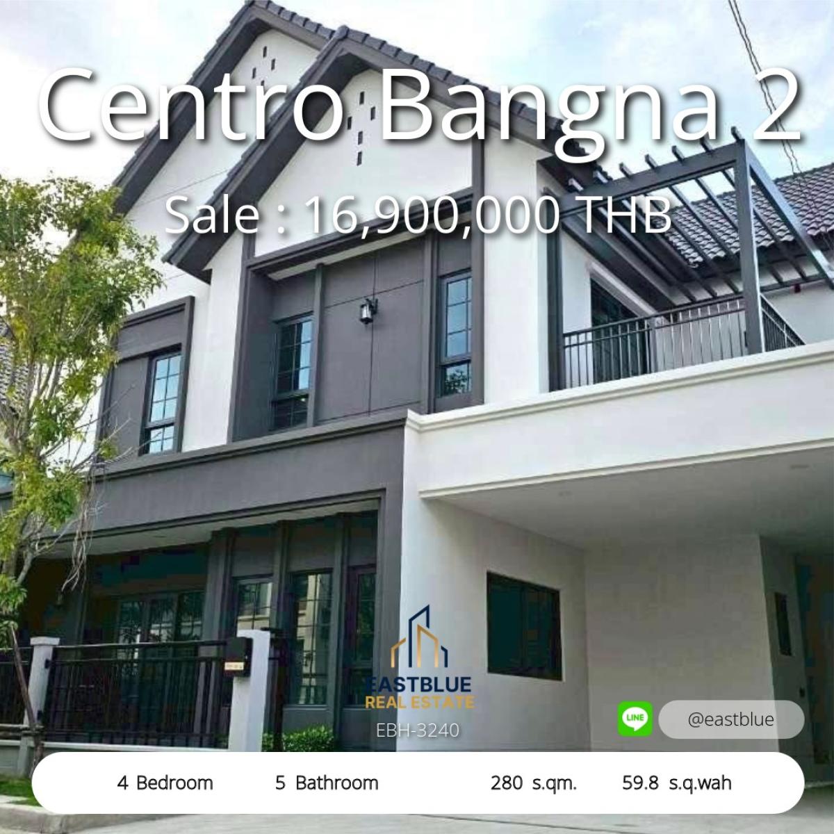 For SaleHouseBangna, Bearing, Lasalle : บ้านเดี่ยวหรู 4 ห้องนอน ใจกลางบางนา โอกาสที่ไม่ควรพลาด 
Luxury 4-Bedroom House in Bangna – Your Dream Home Awaits!