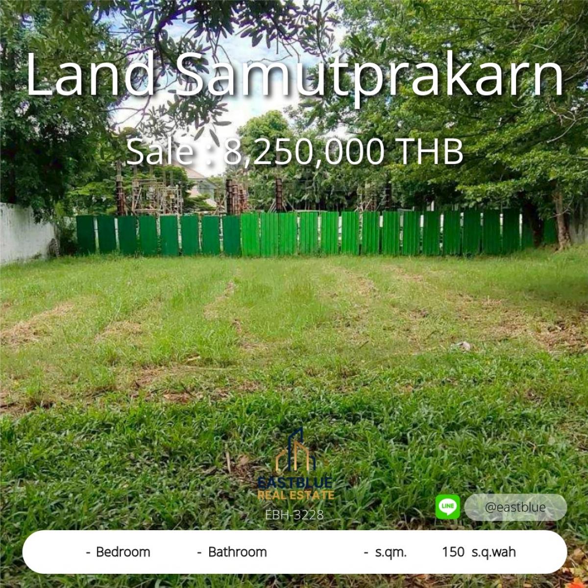 For SaleLandSamut Prakan,Samrong : House with land 150 sq m, Samut Prakan, great price. Dream Home in Samutprakarn 150 sq.wah – Great Price!