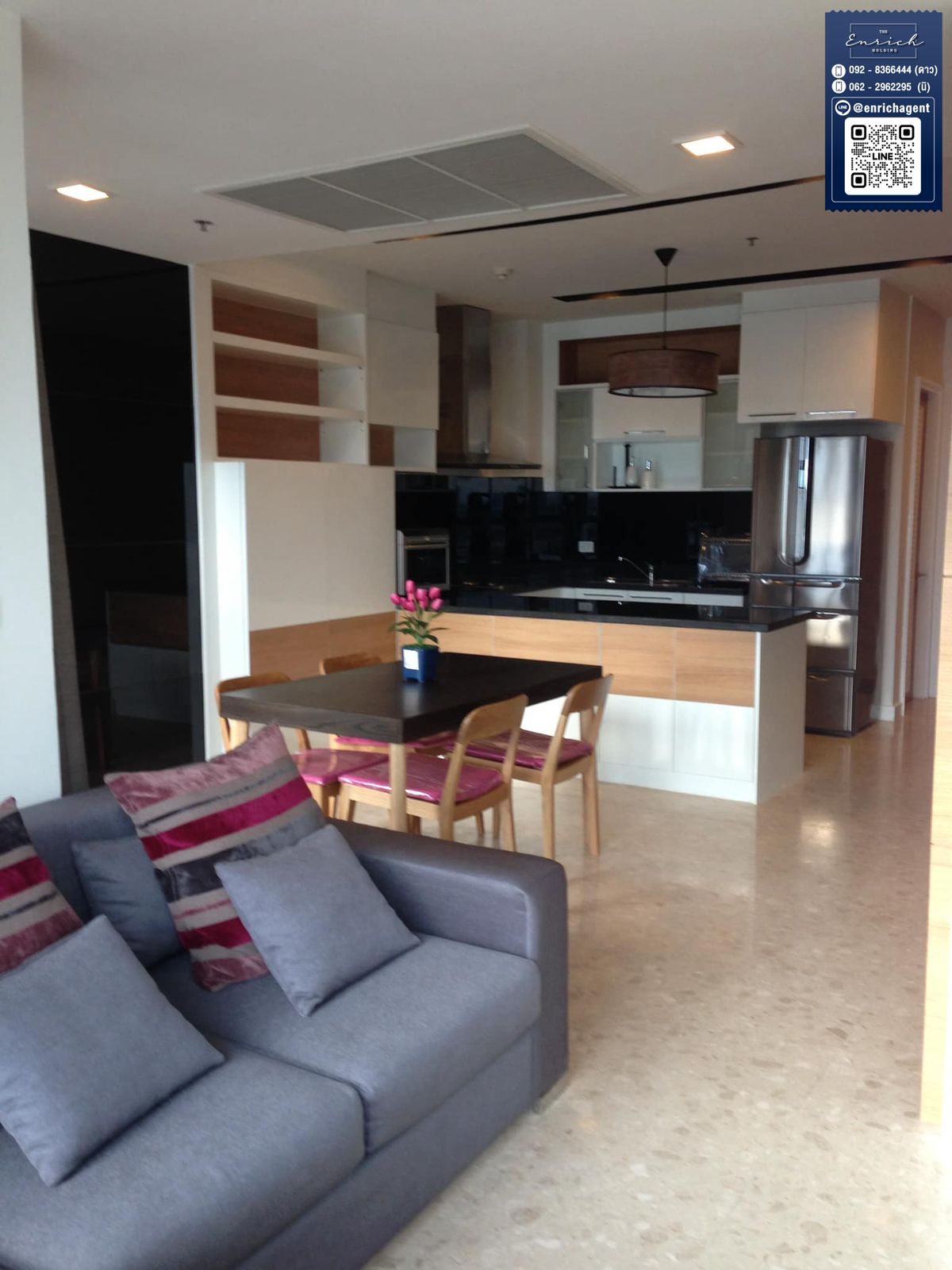 ให้เช่าคอนโดสุขุมวิท อโศก ทองหล่อ : 💙ให้เช่า Nusasiri Grand Condo Ekamai วิวเมือง แต่งครบ BTS เอกมัย💙 โทร. 062-2962295 นิ // Line id : @enrichagent