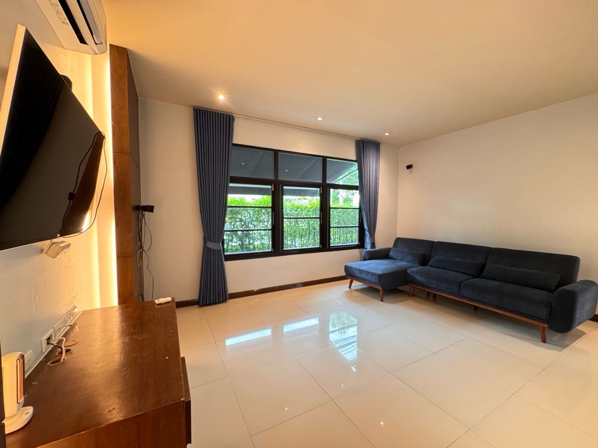 ให้เช่าบ้านบางนา แบริ่ง ลาซาล : 💥ForRent💥4Bed •  Setthasiri Bangna-Wongwaen 🏡 Next to Mega Bangna ‼️ 🐶 Pet Friendly with Big Garden 🌳 Ready to move in ‼️  Fully Furnished ✨