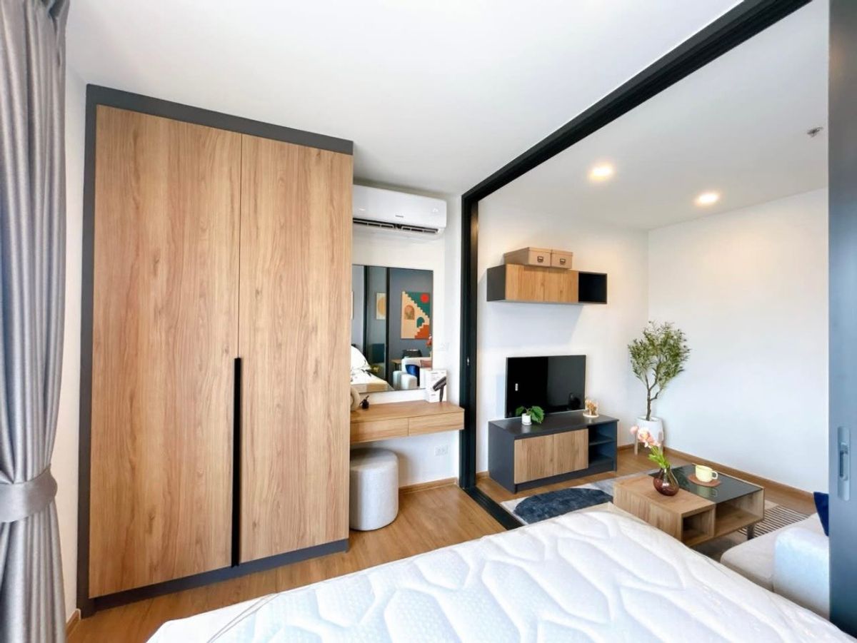 For SaleCondoLadprao, Central Ladprao : Hotdeal Condo for sale The Line VIBE by Sansiri only 350 meters from BTS. Five Lat Phrao Intersection 🚝 New room, complete, ready to move in immediately 🔥 FIFA 087-808-3690