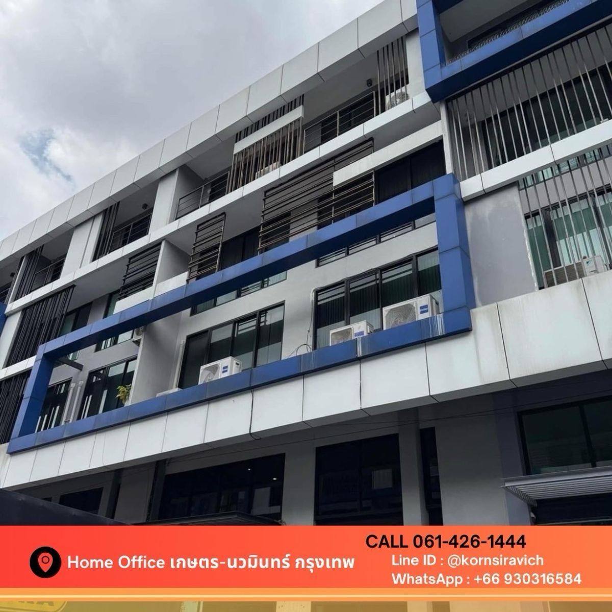 For RentHome OfficeKaset Nawamin,Ladplakao : Home office for rent, Kaset-Nawamin, good location near the expressway and community mall