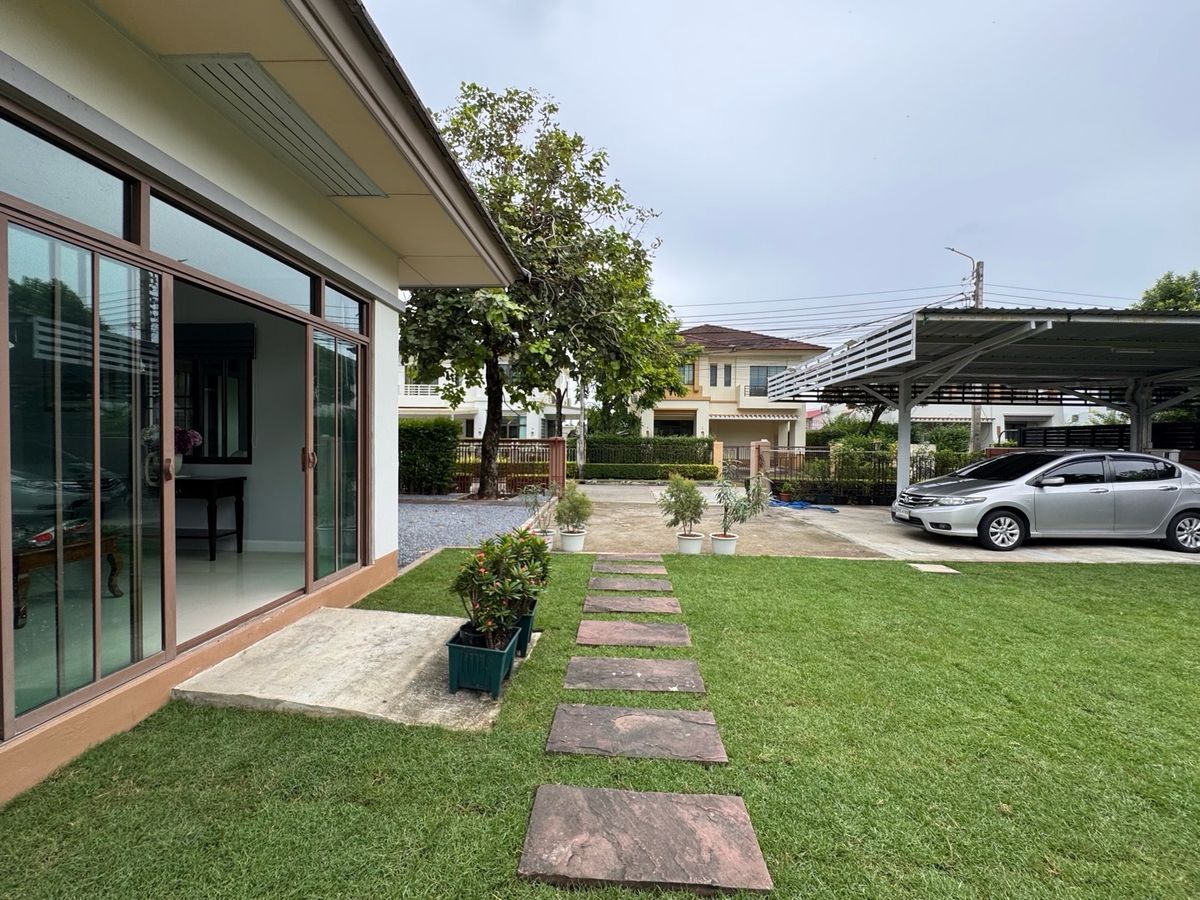ให้เช่าบ้านบางนา แบริ่ง ลาซาล : 💥ForRent💥4Bed •  Setthasiri Bangna-Wongwaen 🏡 Next to Mega Bangna ‼️ 🐶 Pet Friendly with Big Garden 🌳 Ready to move in ‼️  Fully Furnished ✨