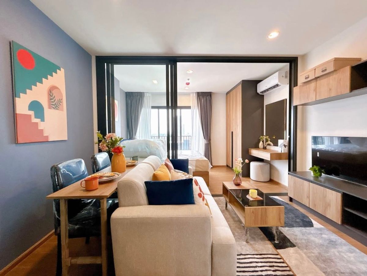 For SaleCondoLadprao, Central Ladprao : Hotdeal Condo for sale The Line VIBE by Sansiri only 350 meters from BTS. Five Lat Phrao Intersection 🚝 New room, complete, ready to move in immediately 🔥 FIFA 087-808-3690