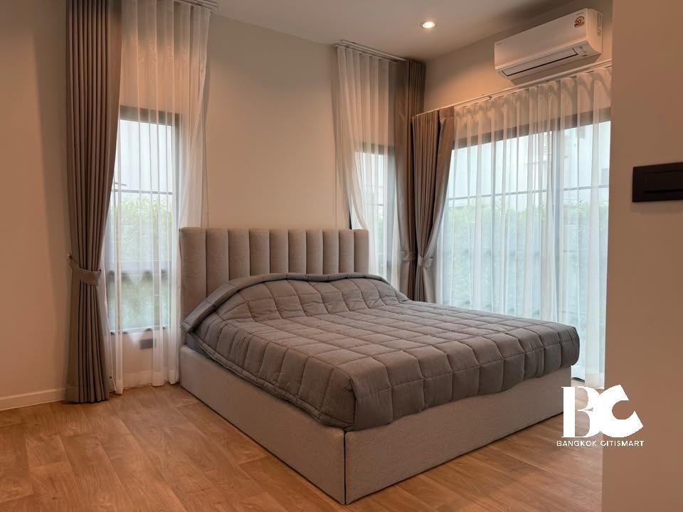 ให้เช่าบ้านบางนา แบริ่ง ลาซาล : 🔥เช่าด่วน🔥เศรษฐสิริ บางนา กม.10* ใกล้ Design Village บางนา เฟอร์นิเจอร์ครบ พร้อมเข้าอยู่