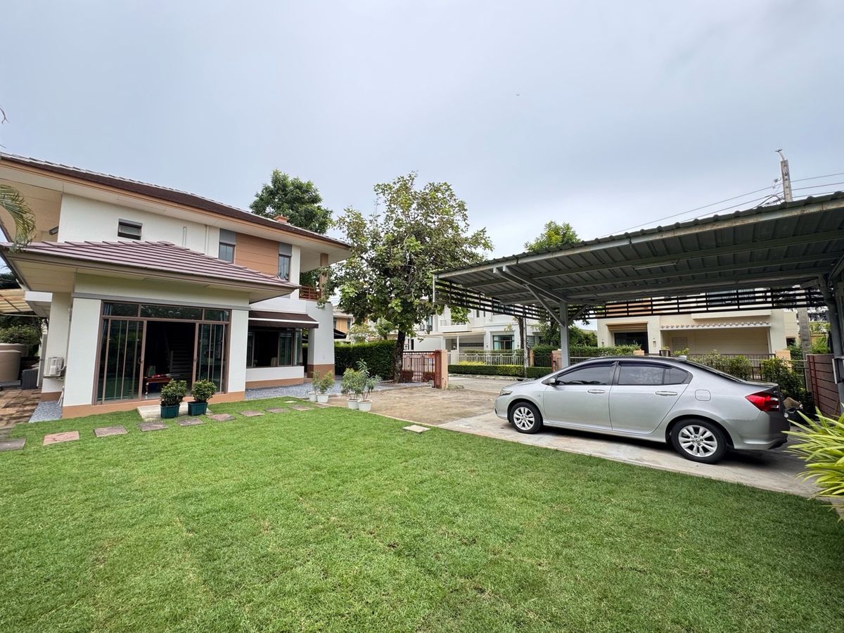 ให้เช่าบ้านบางนา แบริ่ง ลาซาล : 💥ForRent💥4Bed •  Setthasiri Bangna-Wongwaen 🏡 Next to Mega Bangna ‼️ 🐶 Pet Friendly with Big Garden 🌳 Ready to move in ‼️  Fully Furnished ✨