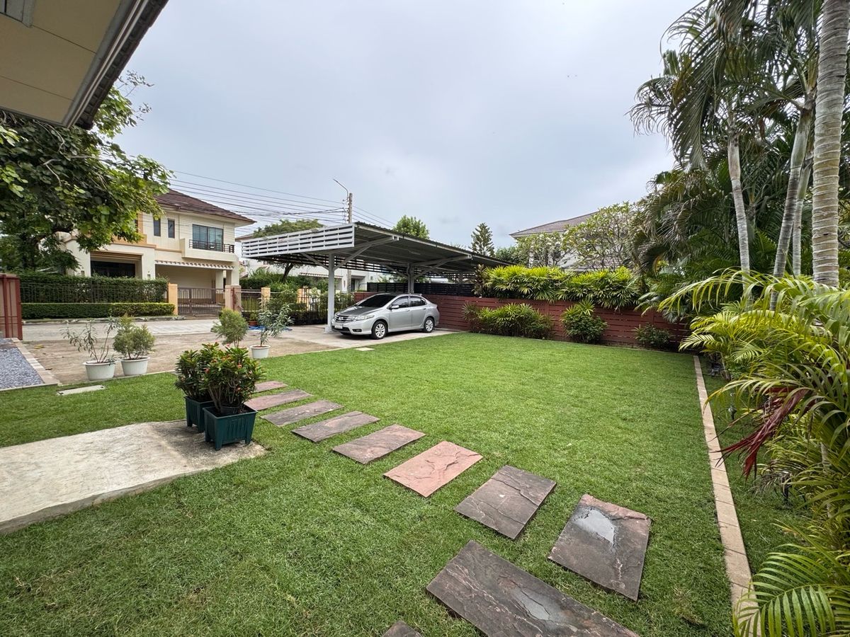 ให้เช่าบ้านบางนา แบริ่ง ลาซาล : 💥ForRent💥4Bed •  Setthasiri Bangna-Wongwaen 🏡 Next to Mega Bangna ‼️ 🐶 Pet Friendly with Big Garden 🌳 Ready to move in ‼️  Fully Furnished ✨
