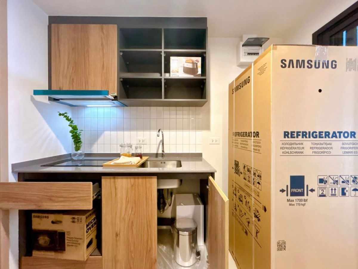 For SaleCondoLadprao, Central Ladprao : Hotdeal Condo for sale The Line VIBE by Sansiri only 350 meters from BTS. Five Lat Phrao Intersection 🚝 New room, complete, ready to move in immediately 🔥 FIFA 087-808-3690