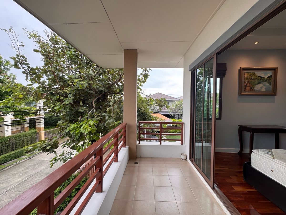 ให้เช่าบ้านบางนา แบริ่ง ลาซาล : 💥ForRent💥4Bed •  Setthasiri Bangna-Wongwaen 🏡 Next to Mega Bangna ‼️ 🐶 Pet Friendly with Big Garden 🌳 Ready to move in ‼️  Fully Furnished ✨