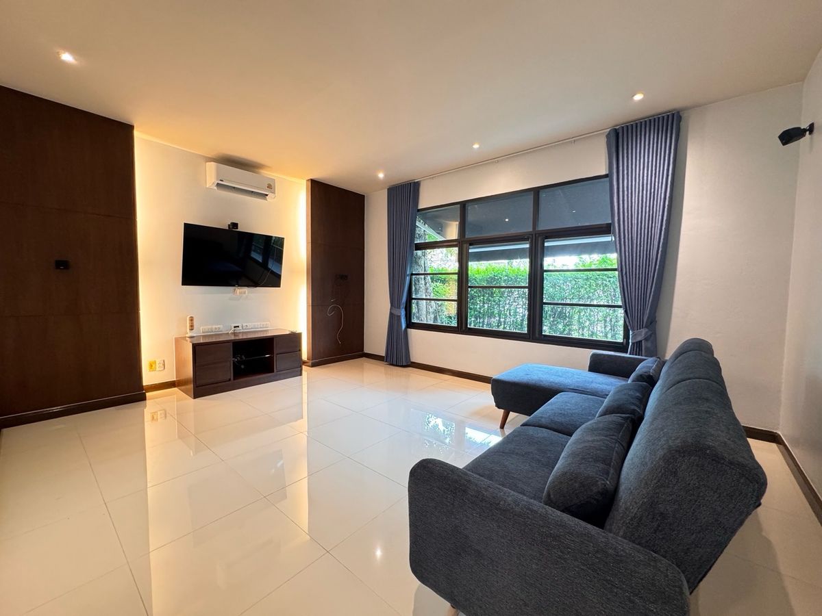ให้เช่าบ้านบางนา แบริ่ง ลาซาล : 💥ForRent💥4Bed •  Setthasiri Bangna-Wongwaen 🏡 Next to Mega Bangna ‼️ 🐶 Pet Friendly with Big Garden 🌳 Ready to move in ‼️  Fully Furnished ✨