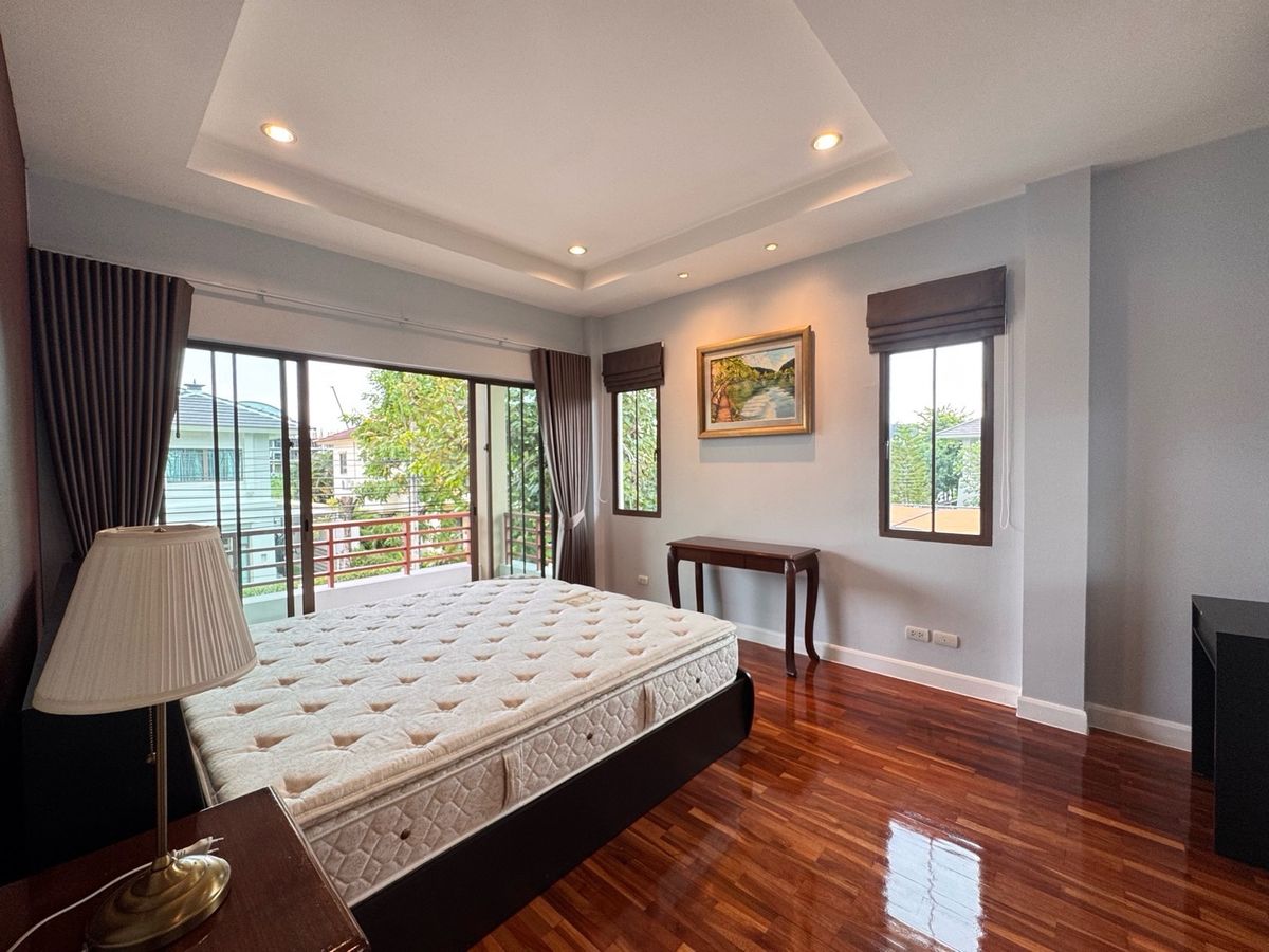 ให้เช่าบ้านบางนา แบริ่ง ลาซาล : 💥ForRent💥4Bed •  Setthasiri Bangna-Wongwaen 🏡 Next to Mega Bangna ‼️ 🐶 Pet Friendly with Big Garden 🌳 Ready to move in ‼️  Fully Furnished ✨