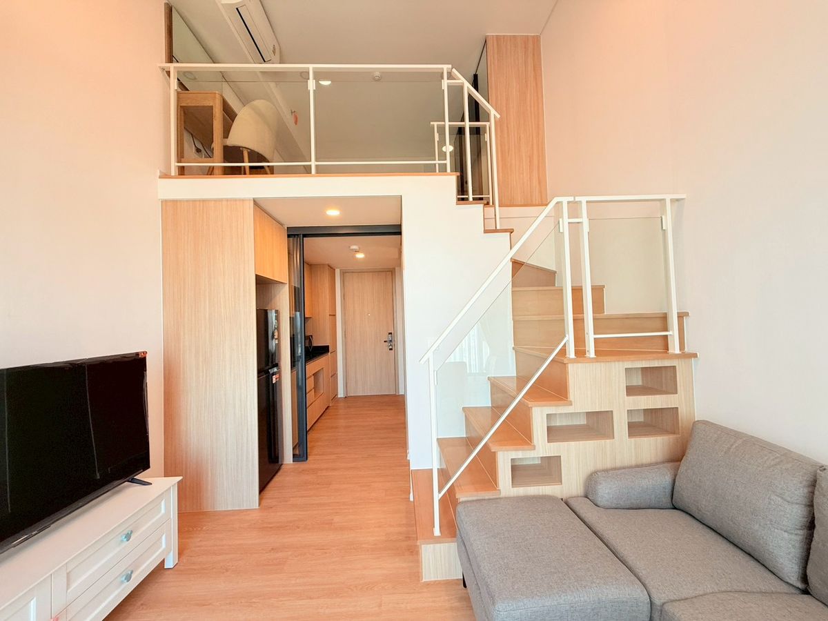 For RentCondoRama9, Petchburi, RCA : 📣 New room for rent 1 bedroom, 1 bathroom, Duplex, Rama 9 Landmark @mrta Station
