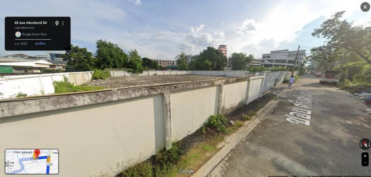 ขายที่ดินพัฒนาการ ศรีนครินทร์ : ขายที่ดินถมแล้ว 2 ไร่ ถนนศรีนครินทร์ ใกล้แยกศรีอุดม และสถานีรถไฟฟ้าศรีอุดม เขตประเวศ กรุงเทพ CX-133462