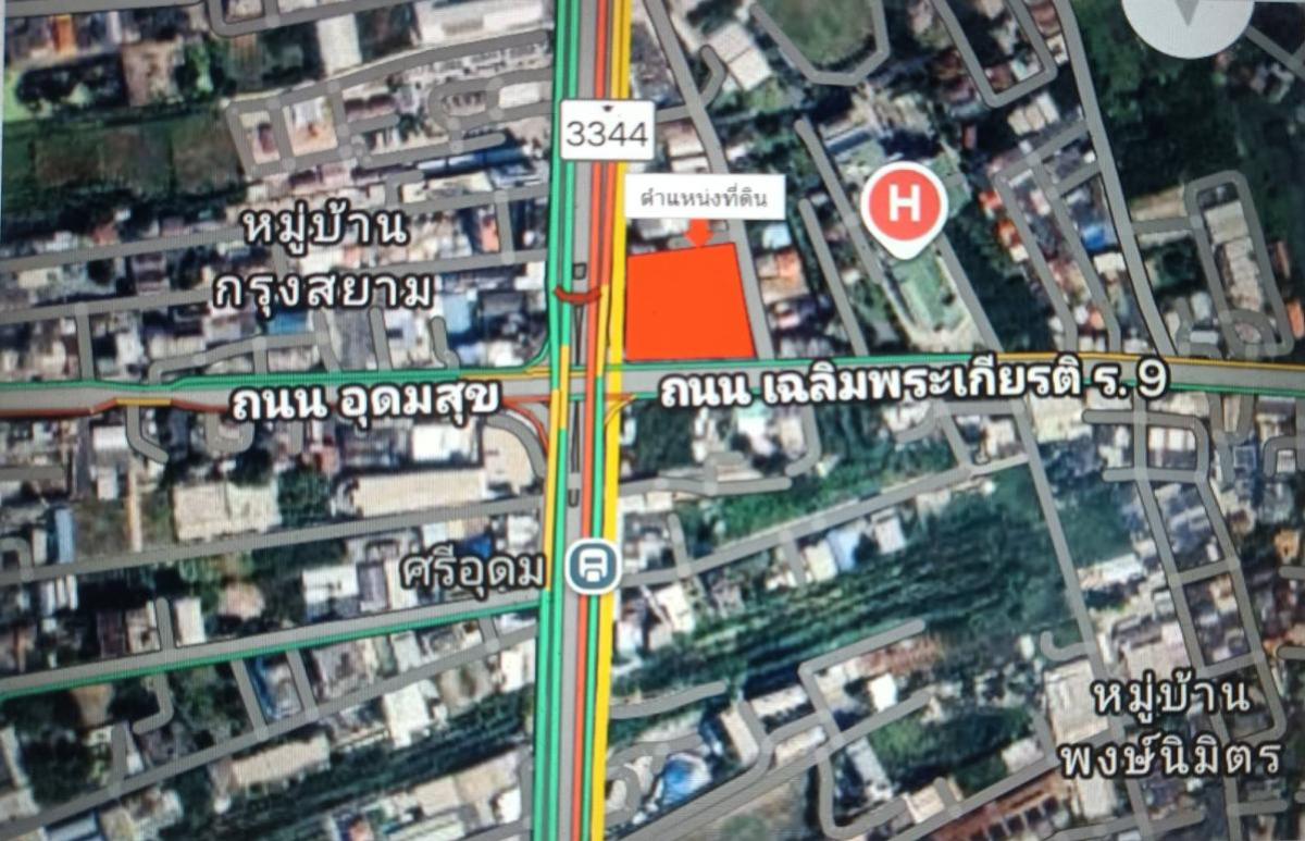 For SaleLandPattanakan, Srinakarin : For Sale 4.5 Rai Prime Land for Sale Adjacent to MRT Si Udom Station , Prawet , Bangkok , CX-133201