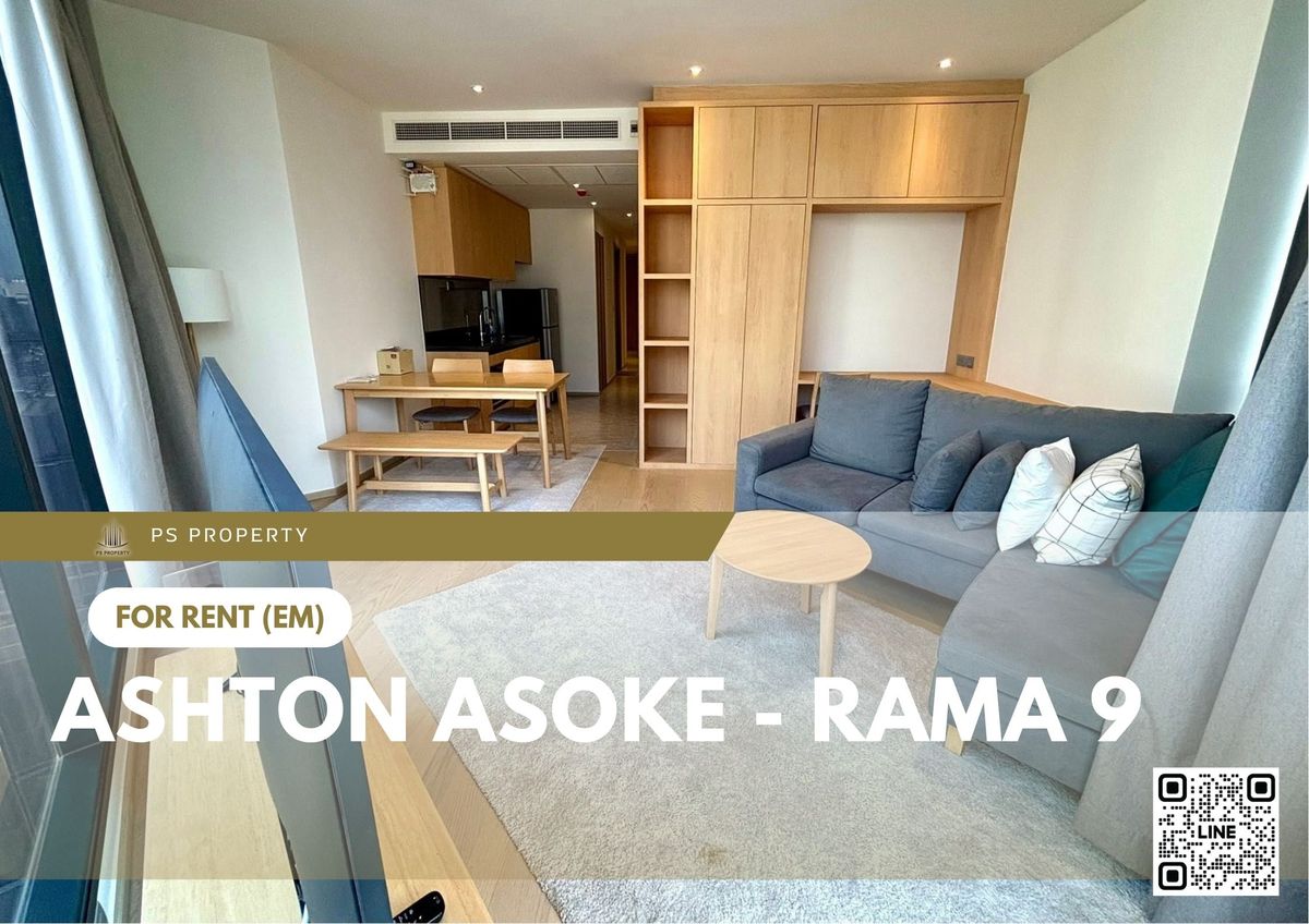 For RentCondoRama9, Petchburi, RCA : For rent 📍 Ashton Asoke - Rama 9 📍 2 bedrooms, 2 bathrooms, fully furnished and equipped with appliances