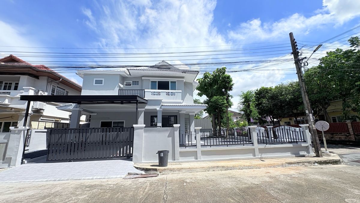 ให้เช่าบ้านมีนบุรี-ร่มเกล้า : For rent house Perfect Place Ramkhamhaeng 164, renovated, 4 bedrooms