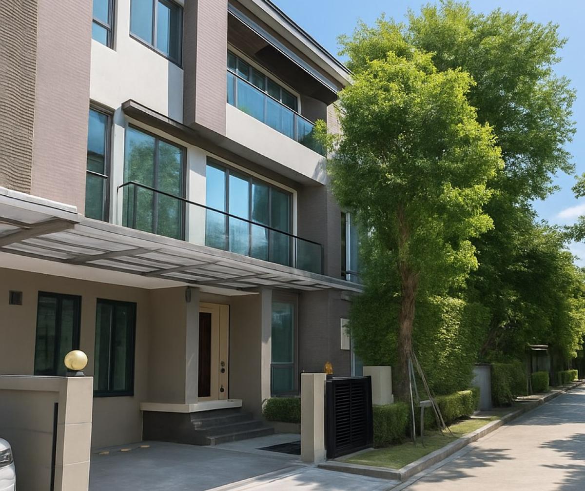 For RentHouseRamkhamhaeng, Hua Mak : Stunning family home with 3 bedrooms, perfect for a large family, available for rent or sale at Soul Ekamai-Ladprao!