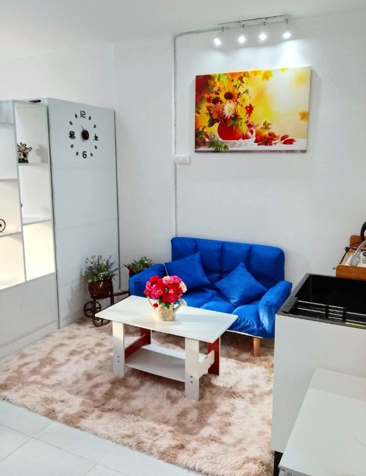 For SaleCondoLadprao101, Happy Land, The Mall Bang Kapi : Condo for sale City Villa Ladprao 130, Studio room, 2nd floor, with only 1.2 appliances, good locations, near MRT Lat Phrao 101.