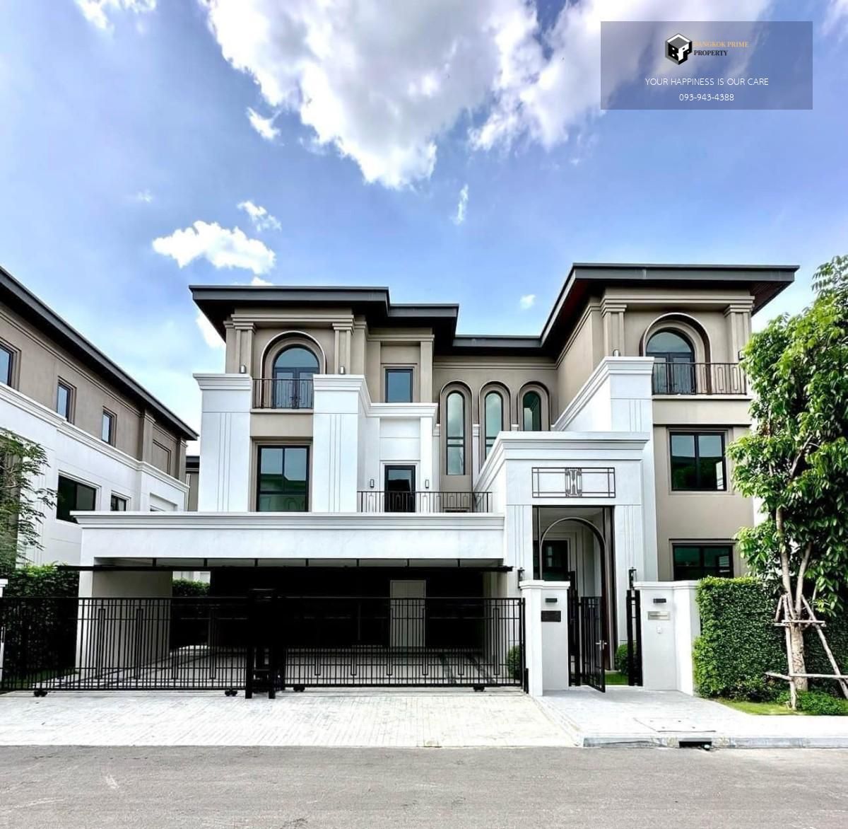 ขายบ้านพัฒนาการ ศรีนครินทร์ : CINQ ROYAL Krungthep Kreetha | บ้าน 3 ชั้น (Soul Type) พร้อมลิฟท์ #2025092912097