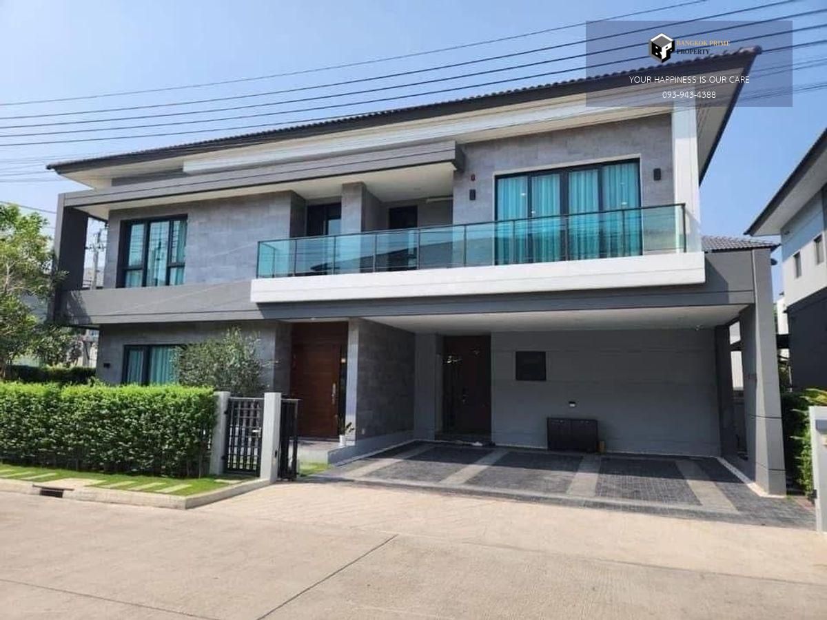 ให้เช่าบ้านบางนา แบริ่ง ลาซาล : The City Bangna | บ้านขนาดรอง TOP โครงการ แปลงมุมถนนเมน จัดทิศฮวงจุ้ยทั้งหลัง 🏡 项目中次顶级户型，主干道拐角地块，全屋按风水布局 🍃✨ #2025100112153