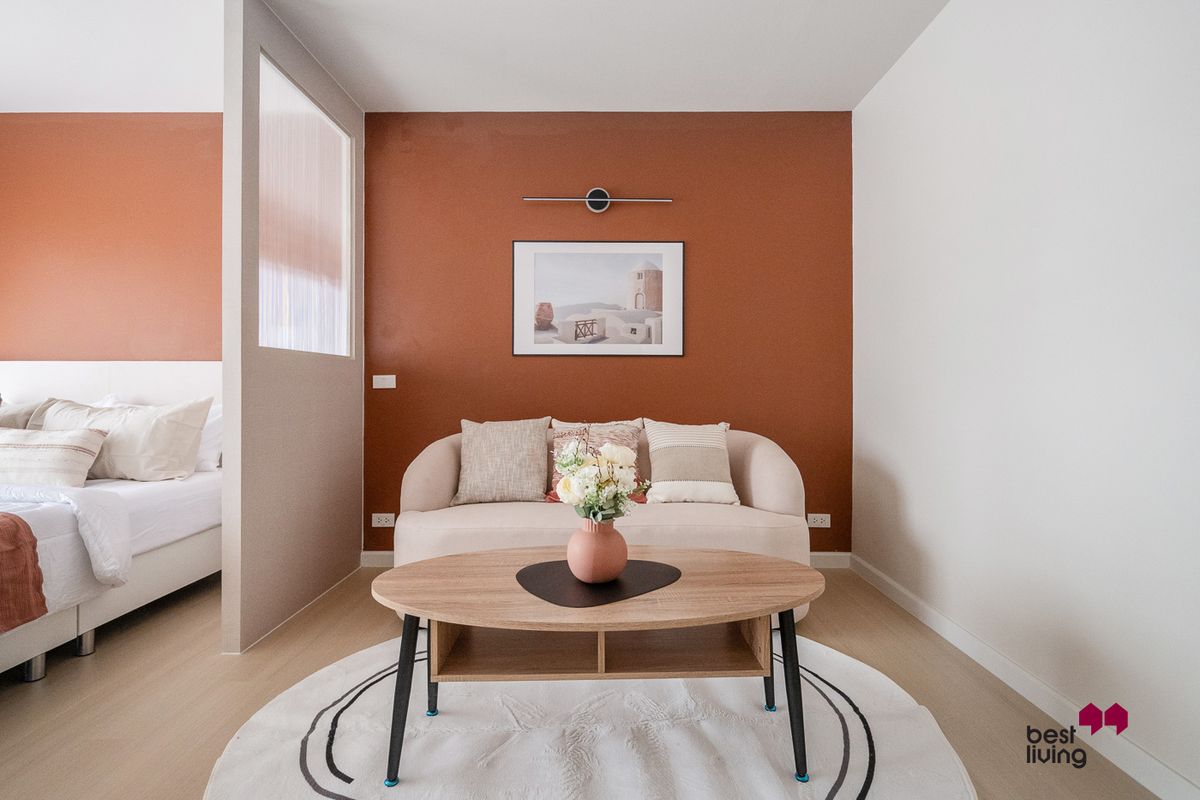 ขายคอนโดรัชดา ห้วยขวาง : 🛋️ ขายคอนโดพร้อมอยู่ Prasertsuk Place สตูดิโอ  เฟอร์ครบ ใกล้ MRT