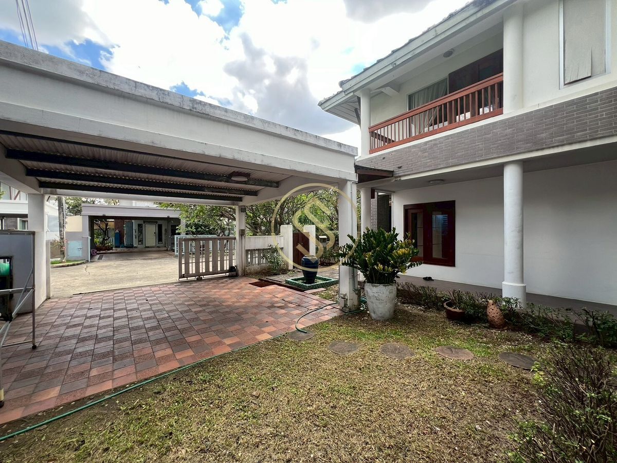 For SaleHouseNawamin, Ramindra : House for sale, Noble Vanawa Watcharapol, 2 -story detached house, Tropical Modern style, good atmosphere, shady, quiet