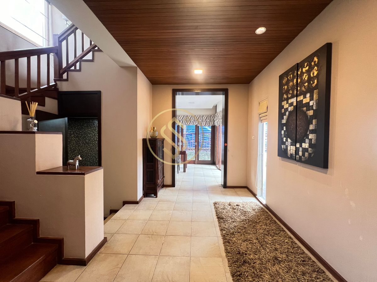 For SaleHouseNawamin, Ramindra : House for sale, Noble Vanawa Watcharapol, 2 -story detached house, Tropical Modern style, good atmosphere, shady, quiet