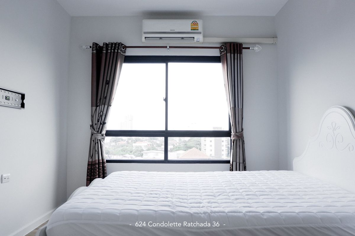ให้เช่าคอนโดรัชดา ห้วยขวาง : ให้เช่า 624 คอนโดเลต รัชดา 36 ไซส์ 2 ห้องนอน 