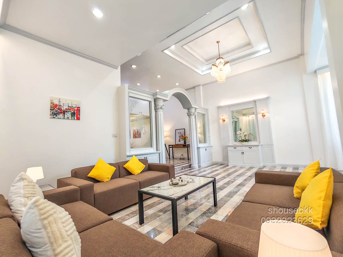 ให้เช่าบ้านพระราม 3 สาธุประดิษฐ์ : 🌟 ให้เช่า 🌟 บ้านตกแต่งใหม่ 6+1ห้องนอน – พร้อมอยู่ เหมาะสำหรับครอบครัวใหญ่ หรือโฮมออฟฟิศ 🌟 พระราม3 - สาทร - สีลม 🌟