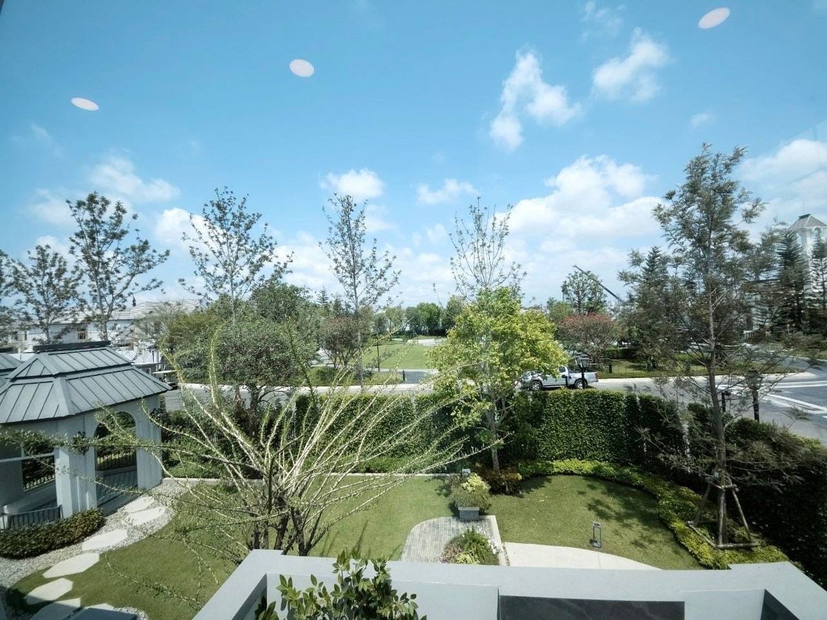 ขายบ้านบางนา แบริ่ง ลาซาล : NANTAWAN Bangna km 15 (นันทวัน บางนา กม.15) 220 ตร.ว. (6นอน 8น้ำ 12จอด) บ้านใหม่ตกแต่งครบพร้อมอยู่ หลังมุม ติดสวน ใกล้สโมสร