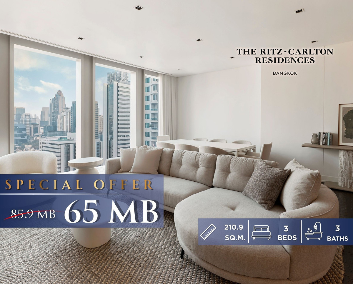 ขายคอนโดสาทร นราธิวาส : คอนโดหรู 3 ห้องนอน ตกแต่งครบโดย Chanintr Living ที่เดอะ ริซท์-คาร์ลตัน เรสซิเดนเซส, กรุงเทพ, Please call: 062-496-6454