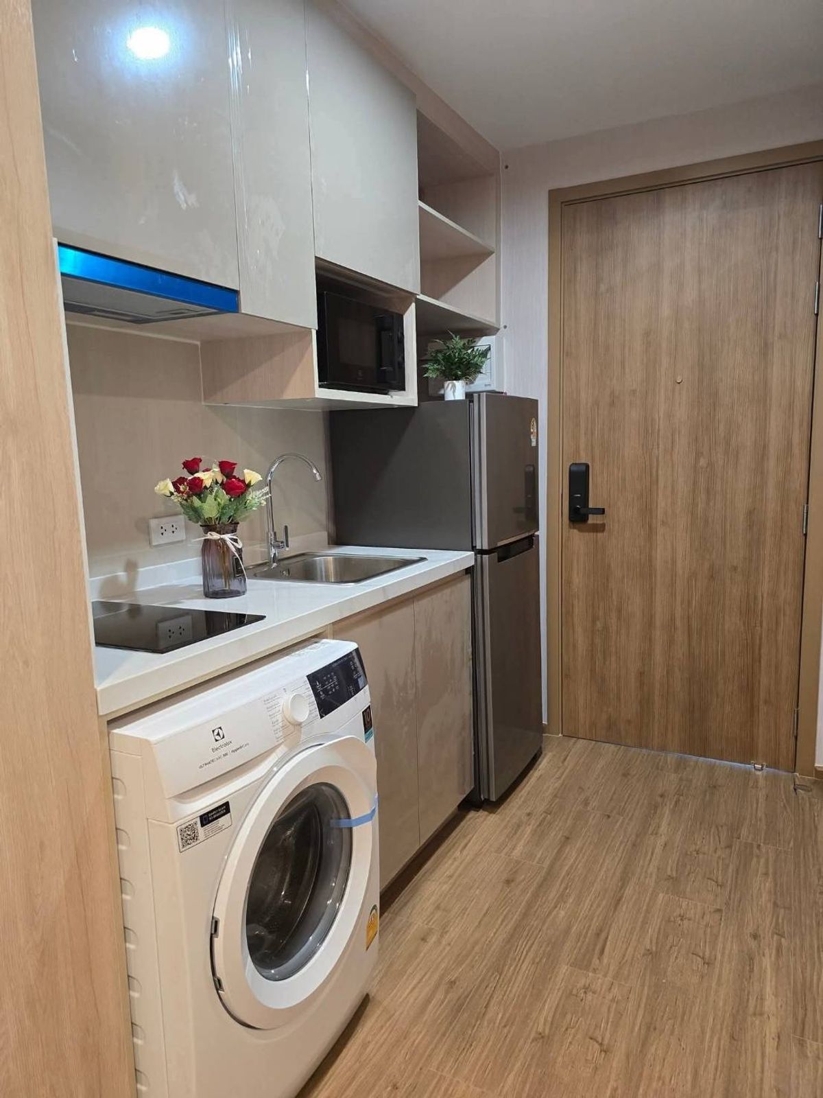 For RentCondoRamkhamhaeng, Hua Mak : For rent ✨ The Livin Ramkhamhaeng ✨ near MRT Interchange Lamsalee, fully furnished and equipped with appliances